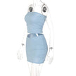 Tube Top & Mini Skirt Set