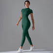 Quick-Dry Naked-Feel Zipper Yoga Jumpsuit