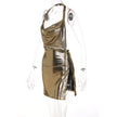 Sequin Halter Party Mini Dress II
