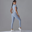 Quick-Dry Naked-Feel Zipper Yoga Jumpsuit