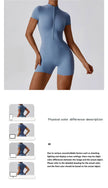 Push-Up Zipper Yoga Bodysuit Dance & Gym Jumpsuit