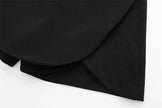 Asymmetric High Waist Mini Skort