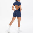 Backless Hollow-Out Push-Up Zipper Yoga Jumpsuit
