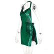 Sequin Halter Party Mini Dress II