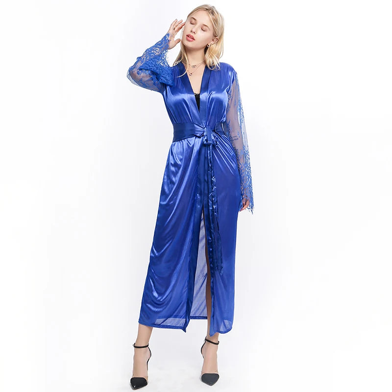 Ice Silk Lace Nightgown
