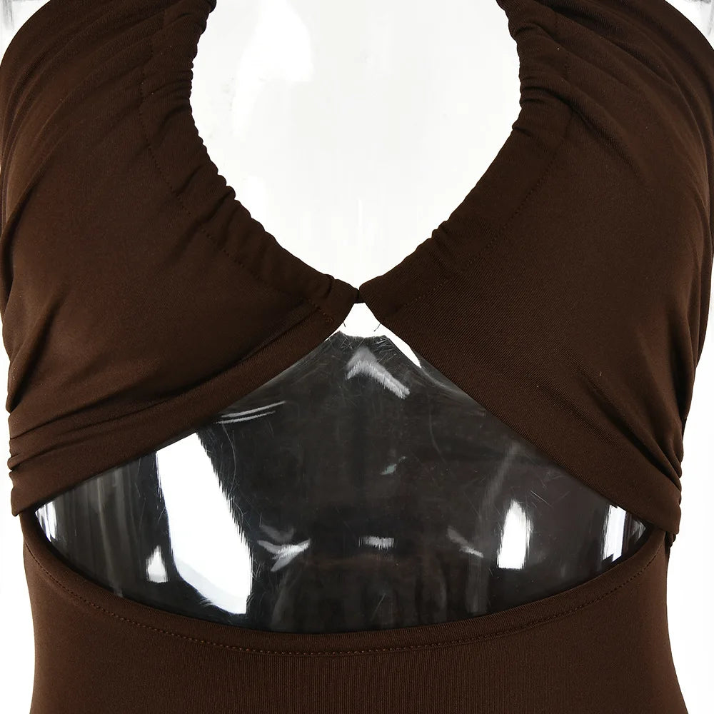 Backless Midi Bodycon Dress II