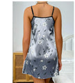 Luxurious Satin Floral Slip Nightdress