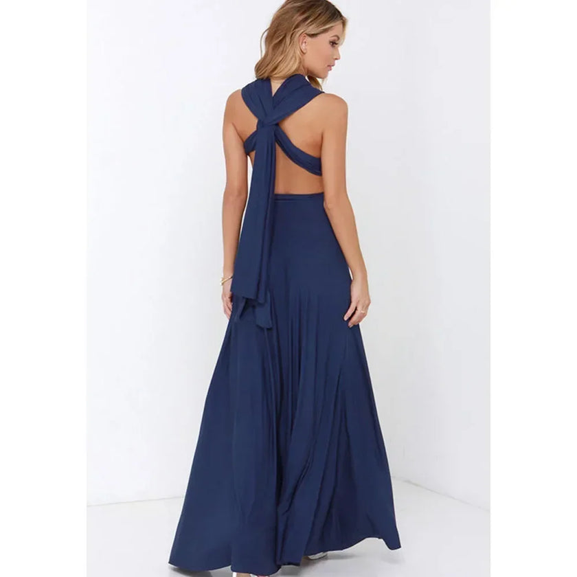 Convertible Strappy Maxi Dress