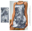 Luxurious Satin Floral Slip Nightdress
