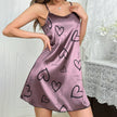 Luxurious Satin Floral Slip Nightdress