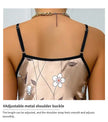 Luxurious Satin Floral Slip Nightdress