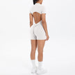 Backless Hollow-Out Push-Up Zipper Yoga Jumpsuit