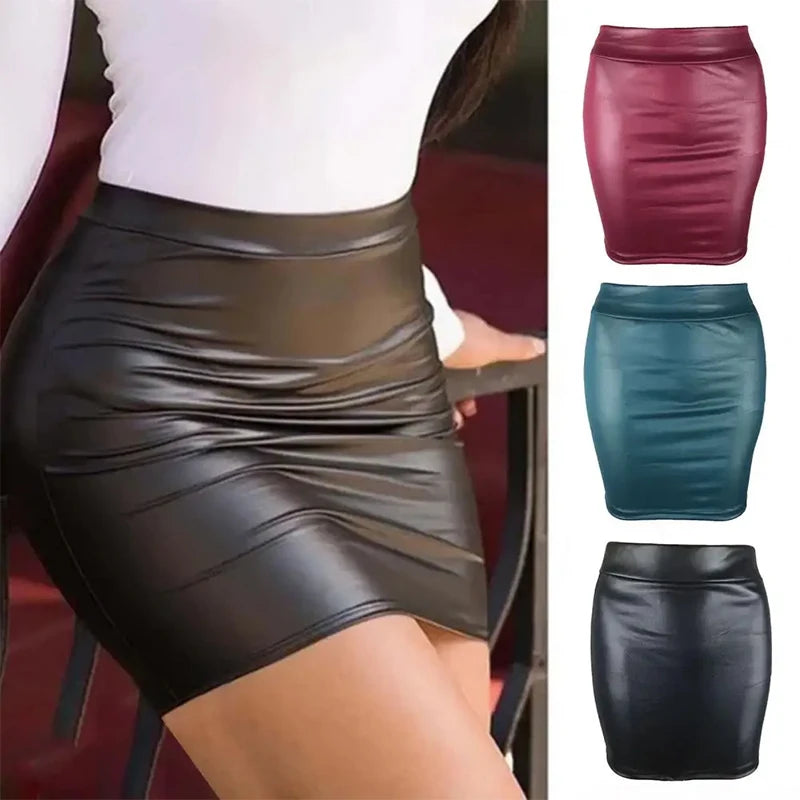 High Waist Pencil Mini Skirt