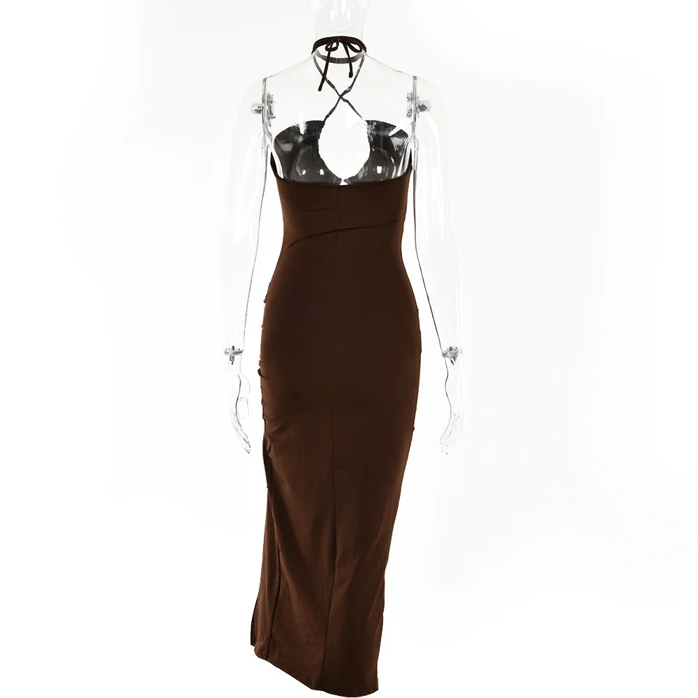 Backless Midi Bodycon Dress II