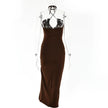 Backless Midi Bodycon Dress II