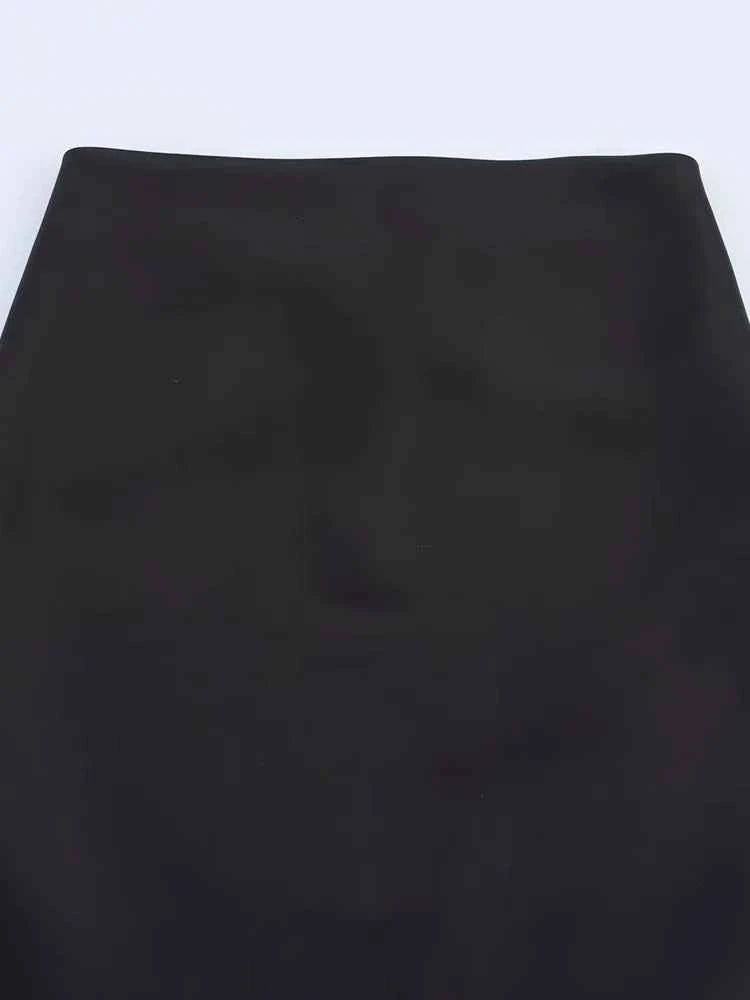 Satin Backless Halter Mini Dress