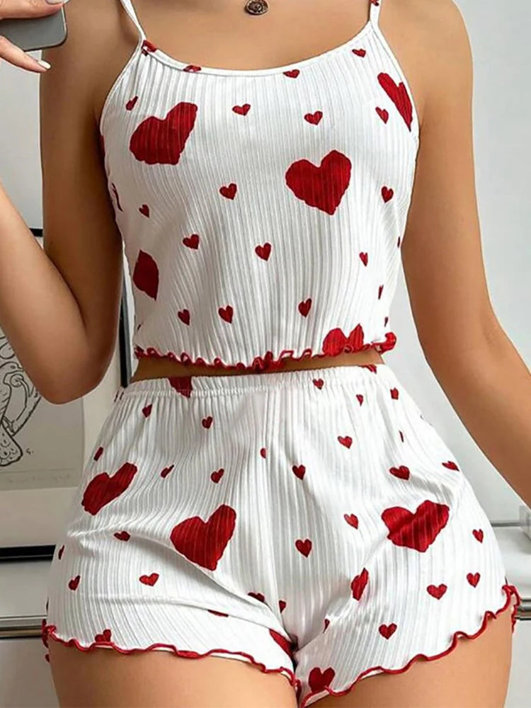 Printed Tank Pajama Set II