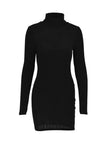 Turtleneck Knit Bodycon Dress