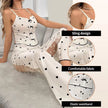 Mesh Lace Strap Pajama Set