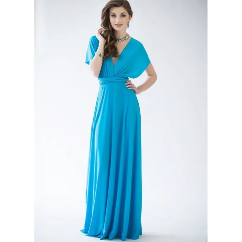 Convertible Strappy Maxi Dress
