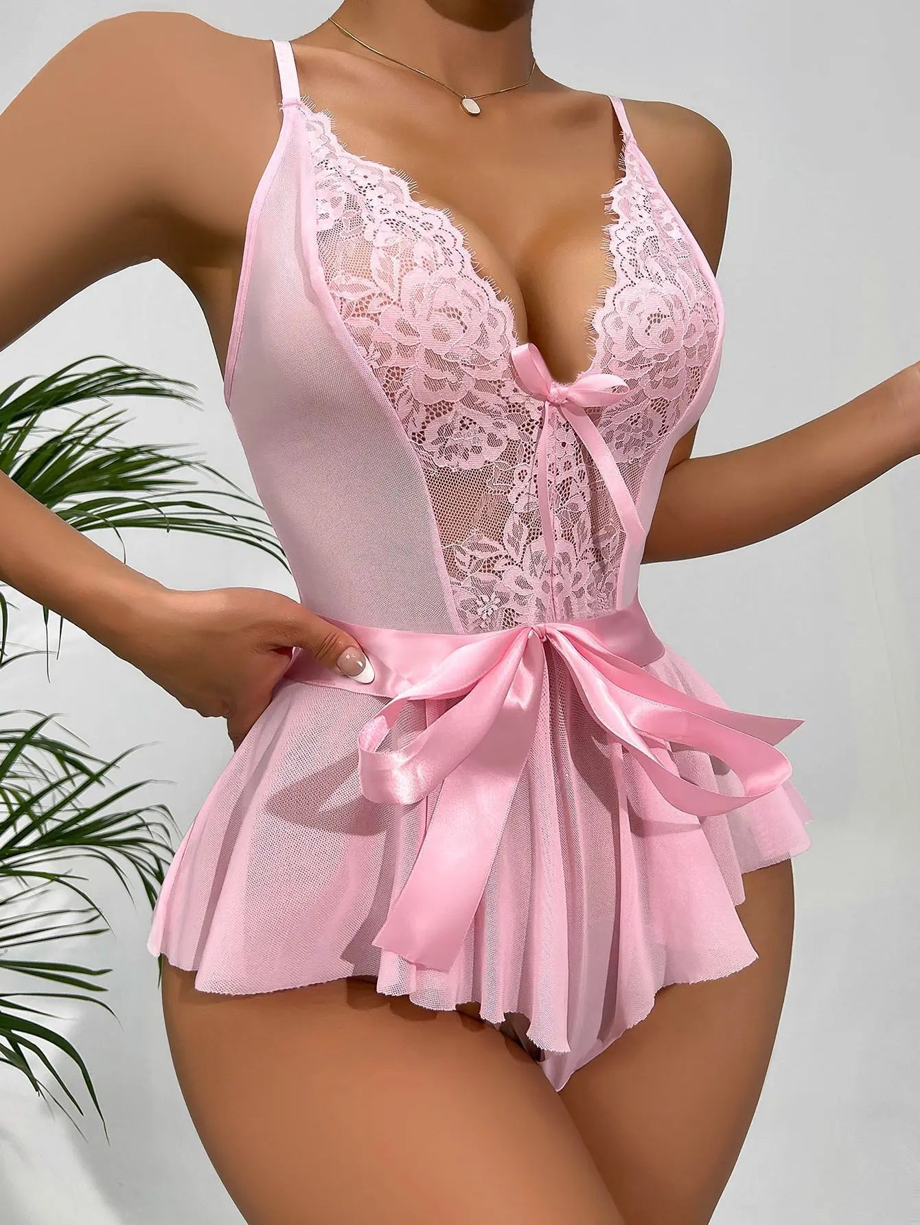 Lace Tank Pajama Set