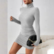 Turtleneck Knit Bodycon Dress II