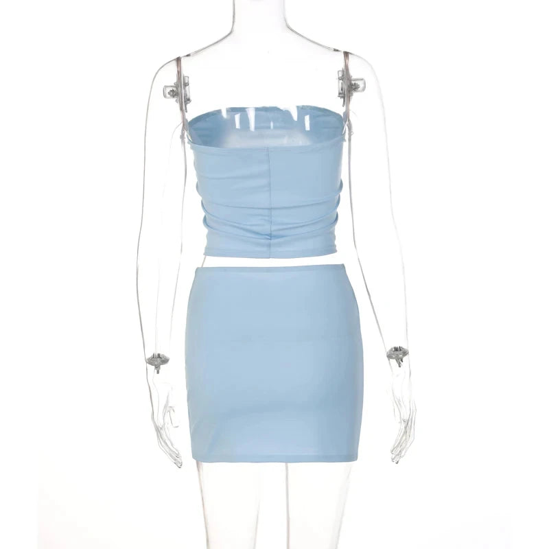 Tube Top & Mini Skirt Set