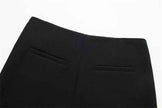 Asymmetric High Waist Mini Skort