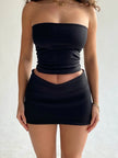 Tube Top & Mini Skirt Set