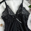 Sheer Lace Lingerie & Panty Set