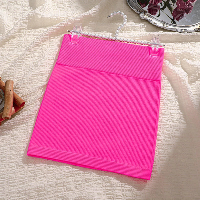 High Waist Knit Mini Skirt II