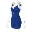 Spaghetti Strap Backless Bodycon Dress