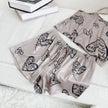 Ice Silk Print Pajama Set