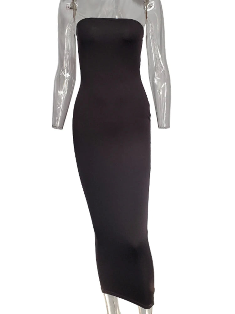 Solid Sleeveless Wrapped Beach Dress