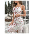 Mesh Lace Strap Pajama Set