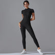 Quick-Dry Naked-Feel Zipper Yoga Jumpsuit