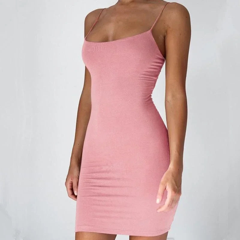 Spaghetti Strap Bodycon Sundress