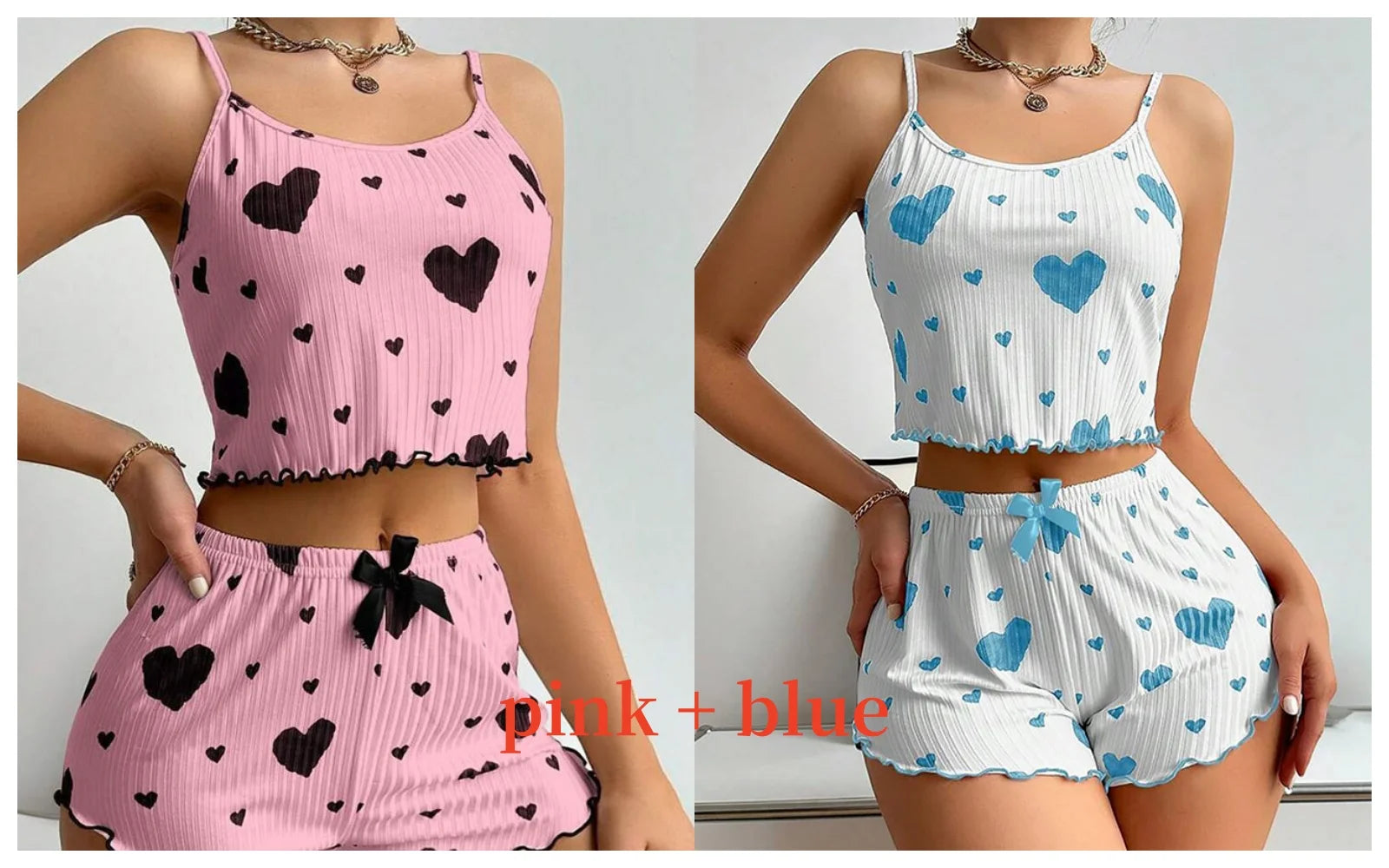 Printed Tank Pajama Set