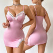 Lace Deep-V Sleep Dress
