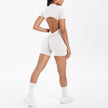 Backless Hollow-Out Push-Up Zipper Yoga Jumpsuit