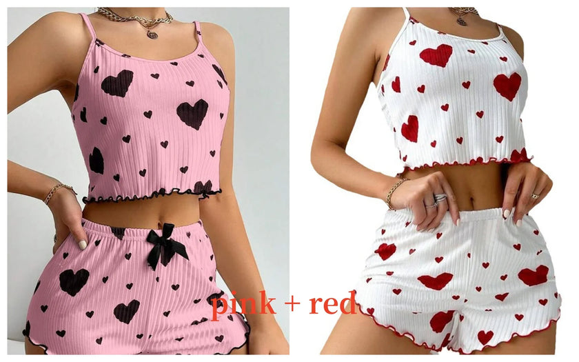 Printed Tank Pajama Set