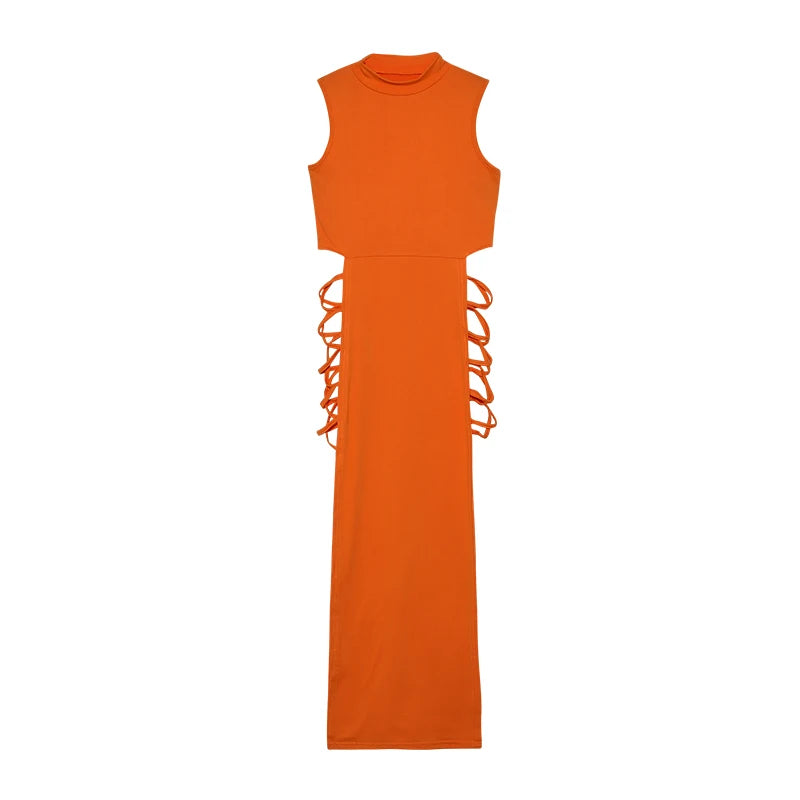 Criss-Cross Cutout Bodycon Dress