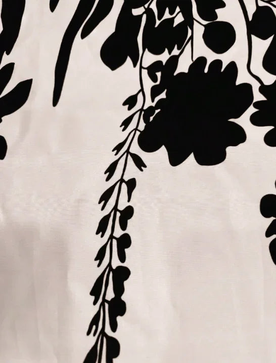 Classic Black & White Work Dress