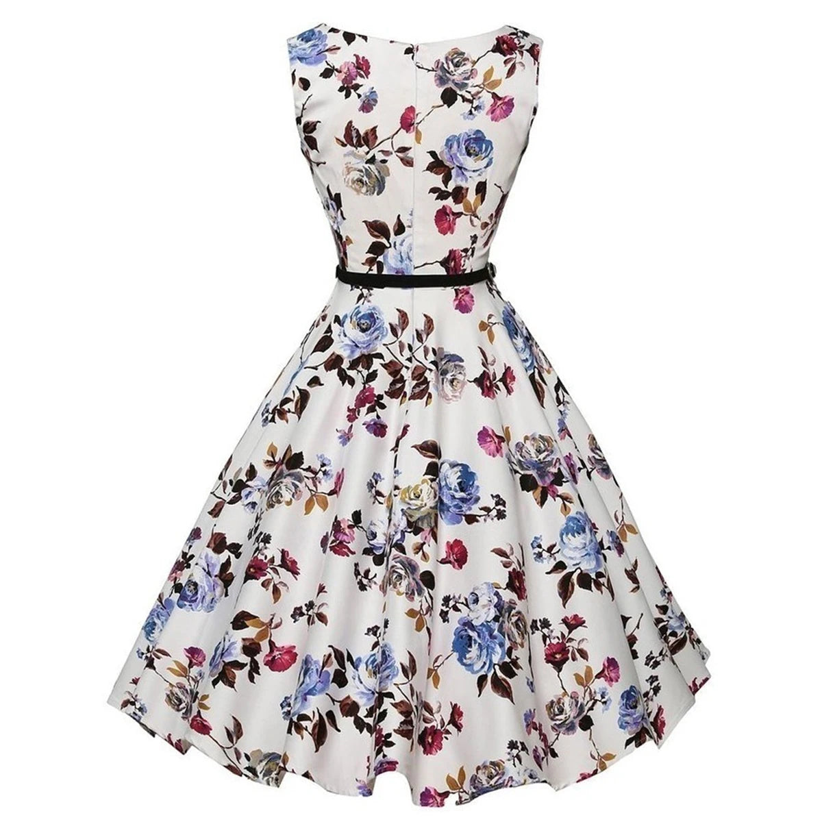 Floral Vintage Swing Dress