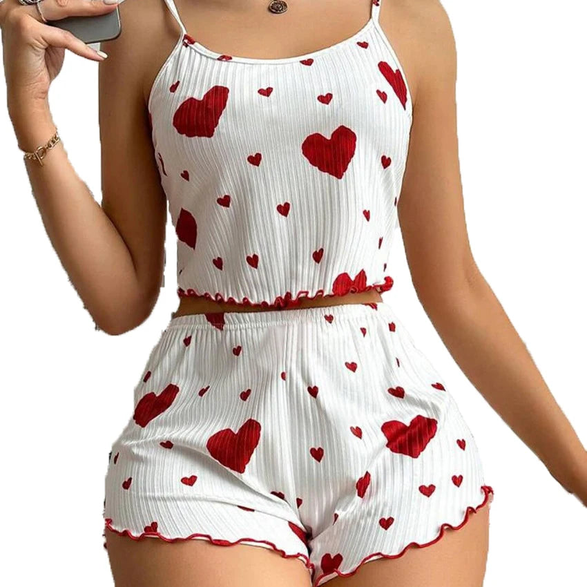 Printed Tank Pajama Set II