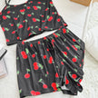 Ice Silk Print Pajama Set