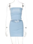 Tube Top & Mini Skirt Set