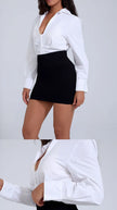 High Waist Knit Mini Skirt II
