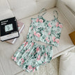 Ice Silk Print Pajama Set