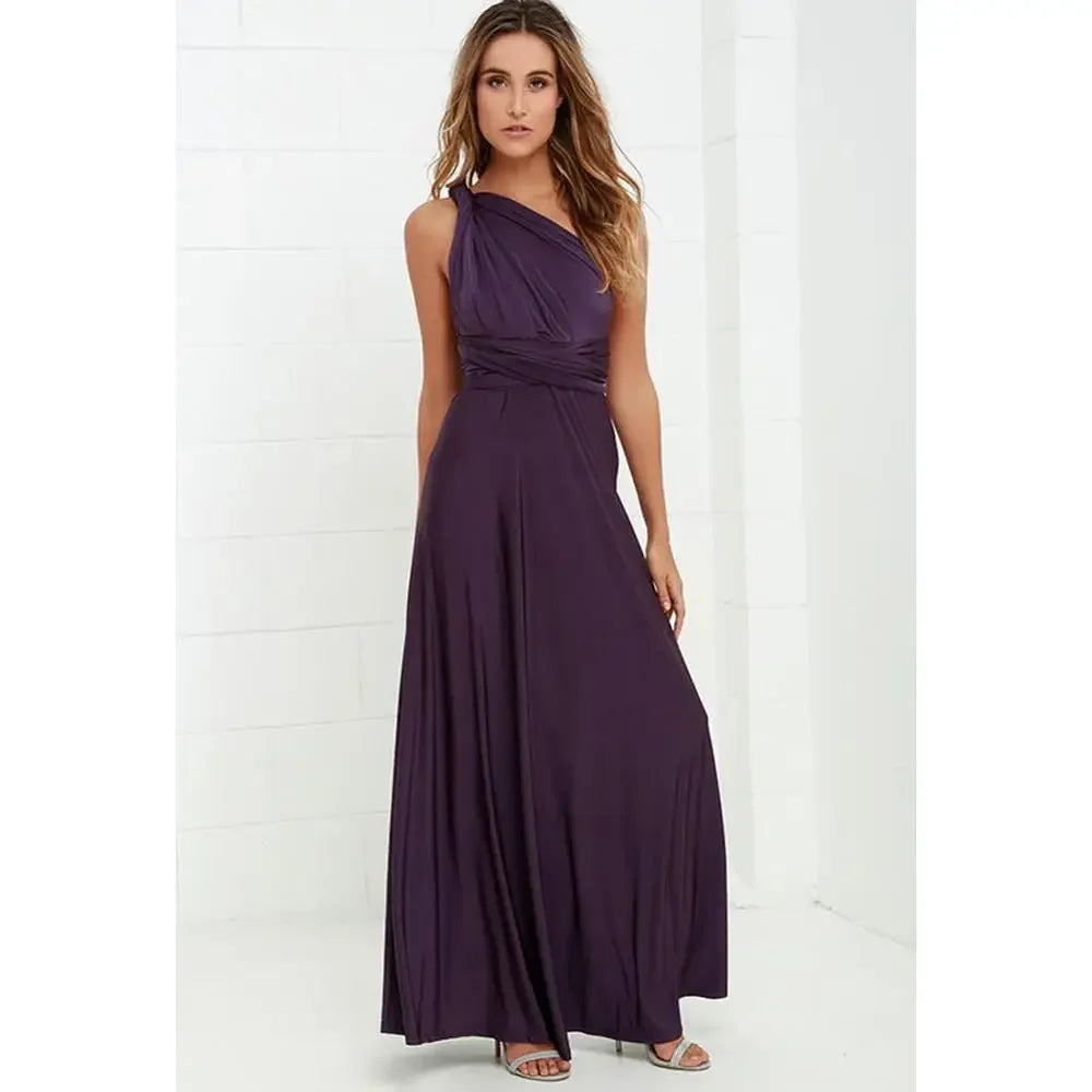 Convertible Strappy Maxi Dress